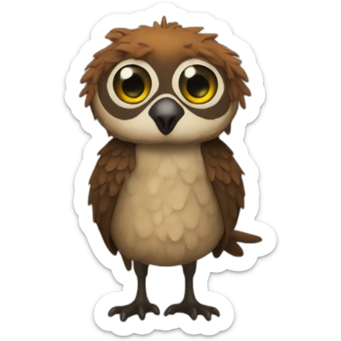 make cursed animal sticker