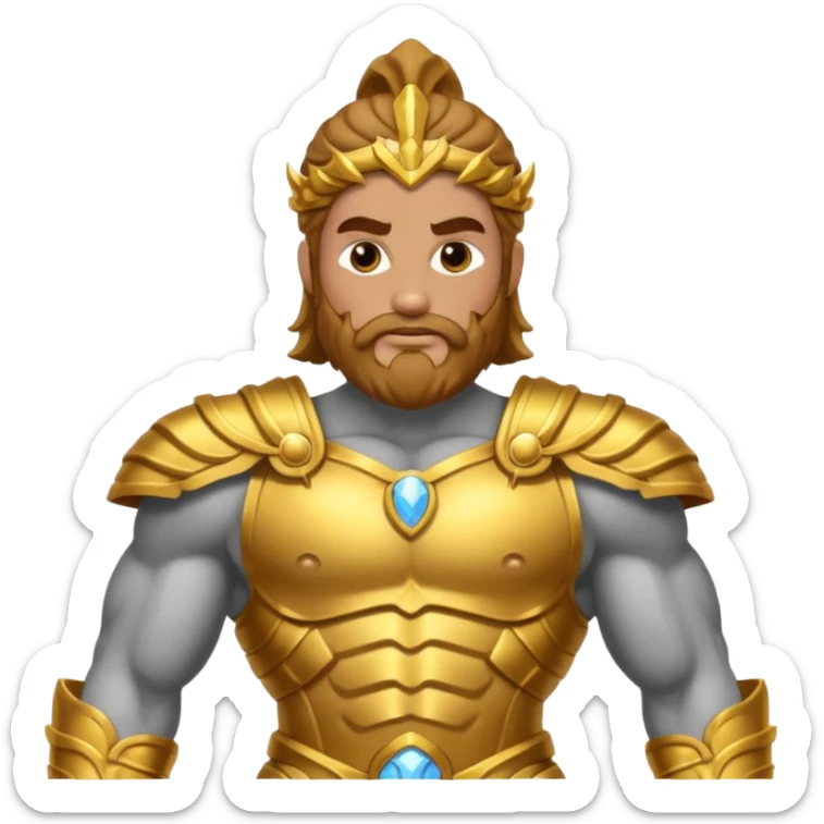 fullbody god zues sticker