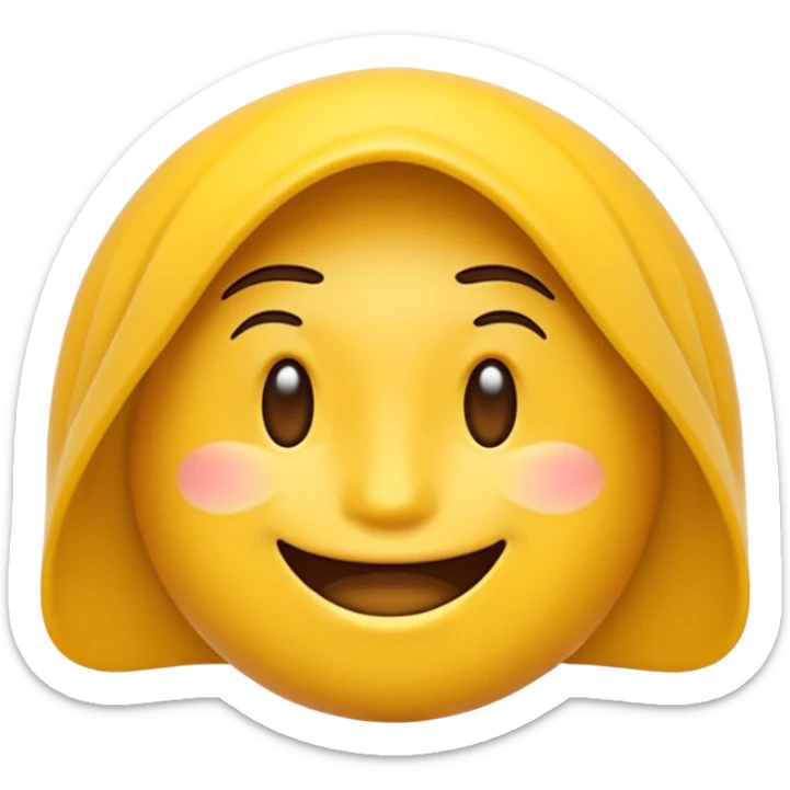 Maracujá estilizado, amarelo vibrante, traços simples em estilo emoji, fundo transparente. sticker