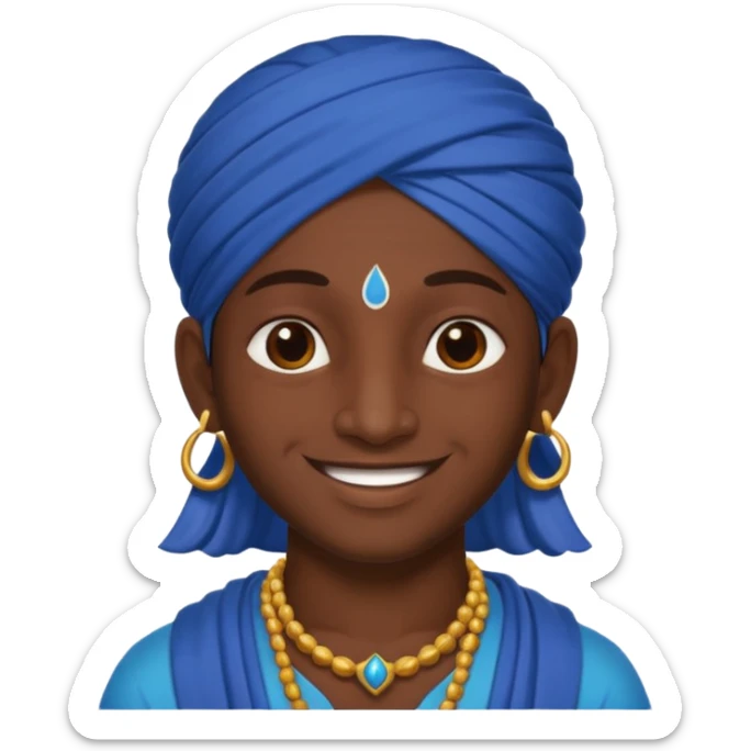 krishna sticker