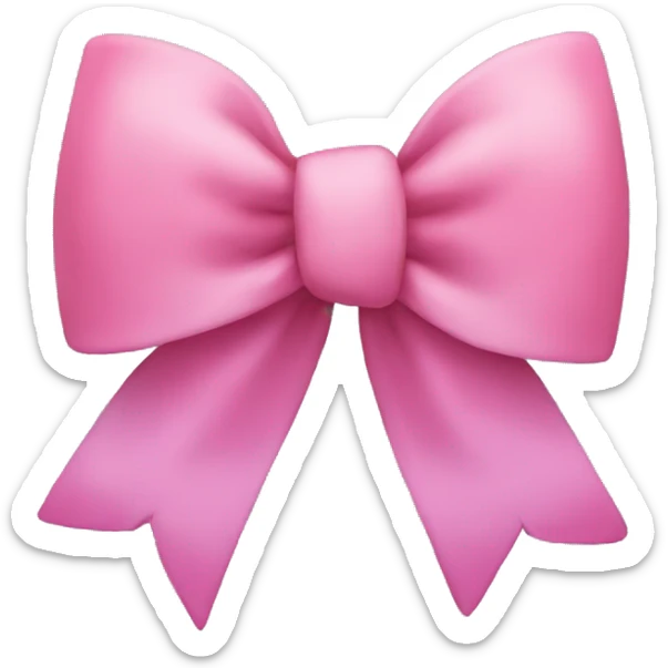 cute bow sticker
