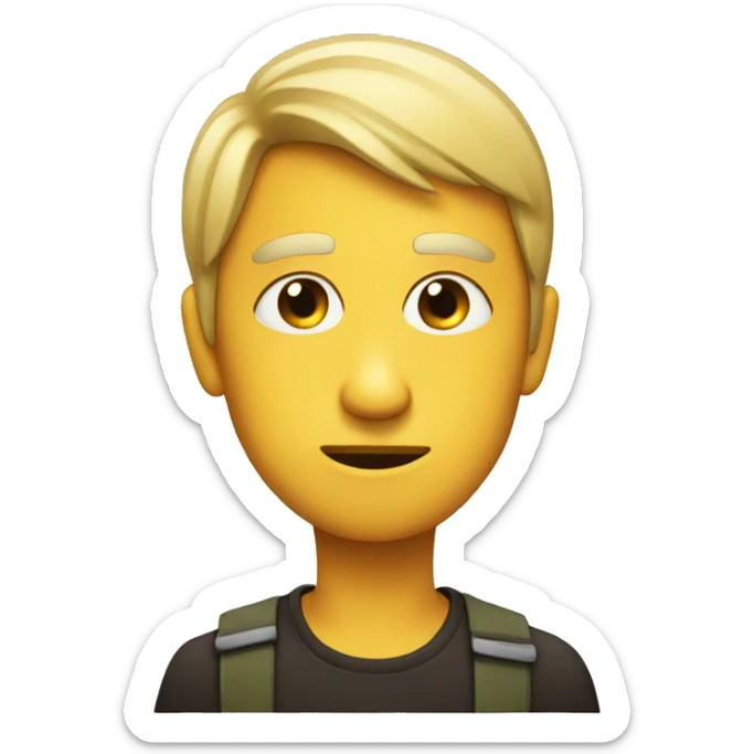 Side eye emoji sticker