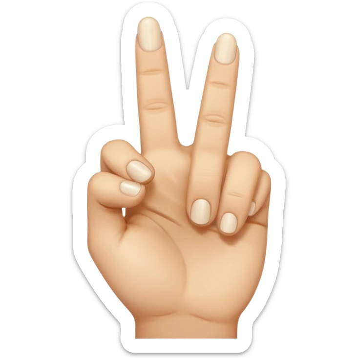i want to create simple enoji for whatsapp the amojy of hand with the middle finger down sticker