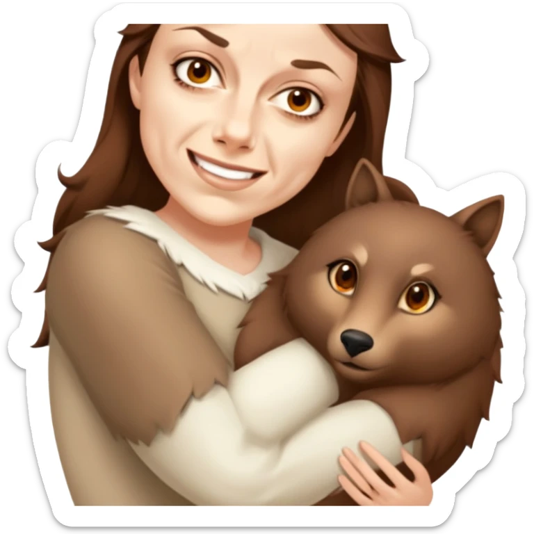 As  a spirit animal  sticker