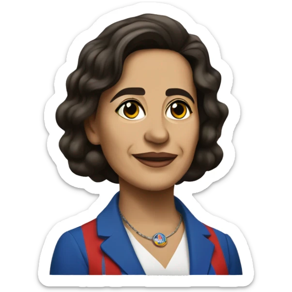 Mariana Bracetti Cuevas was a patriot and leader of the Puerto Rico independence movement. sticker