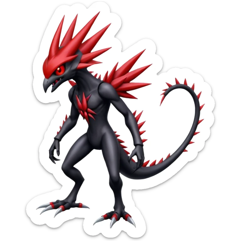 Scizor-Bisharp-Darkrai-Fakémon-hybrid-creature (full body)  sticker