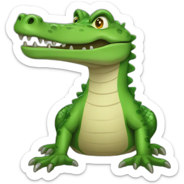 crocodile sticker