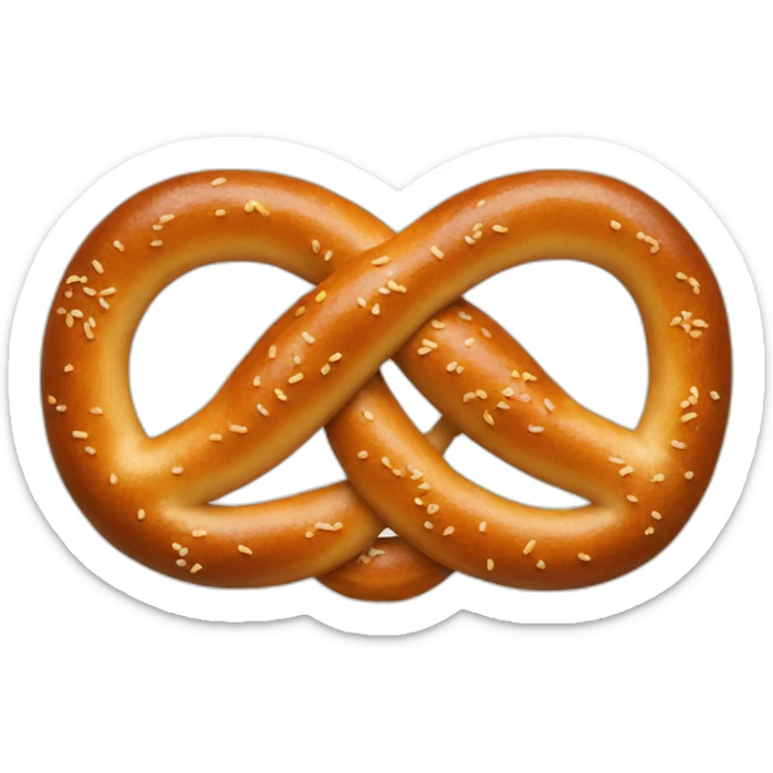 pretzel sticker