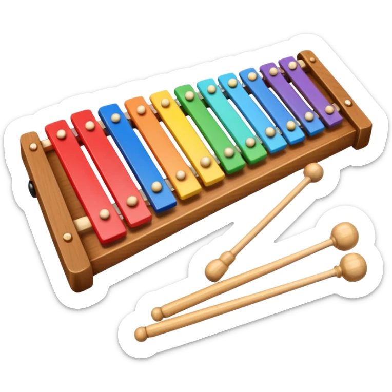Xylophone sticker