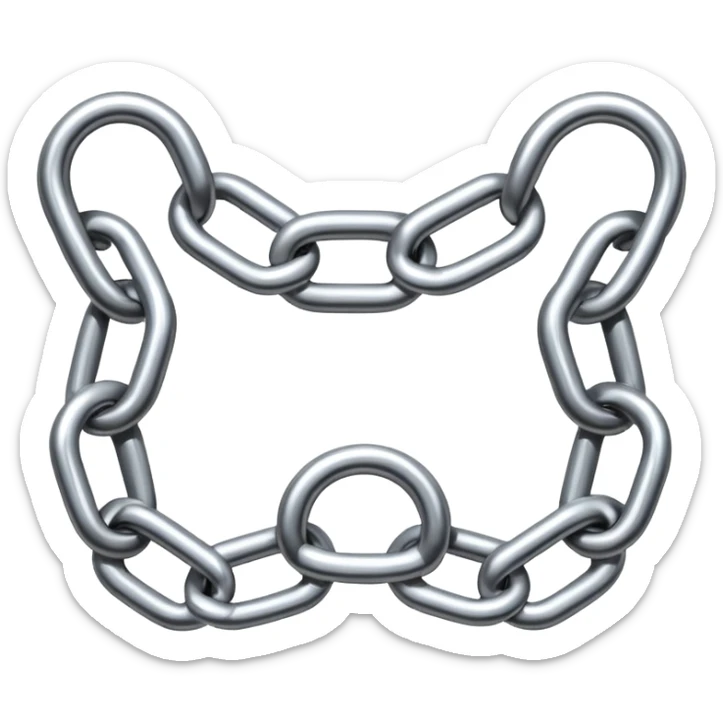 3 chain sticker