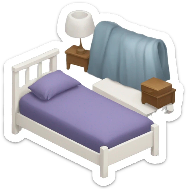 aestetic bed sticker