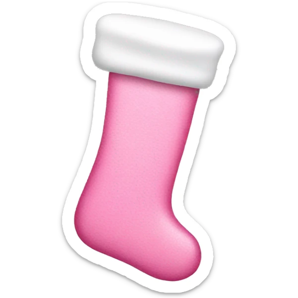 Pink stocking sticker