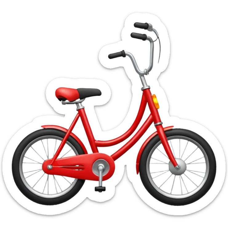 Una bicicletica chiquita sticker