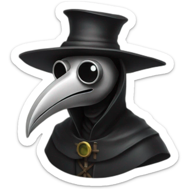 Plague doctor sticker