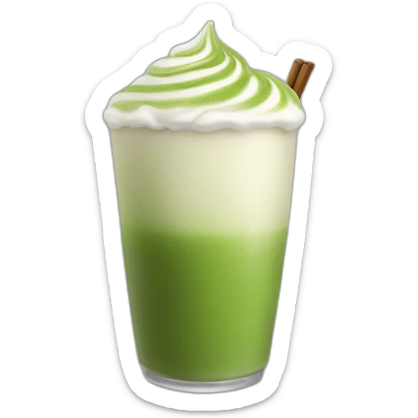 matcha latte sticker