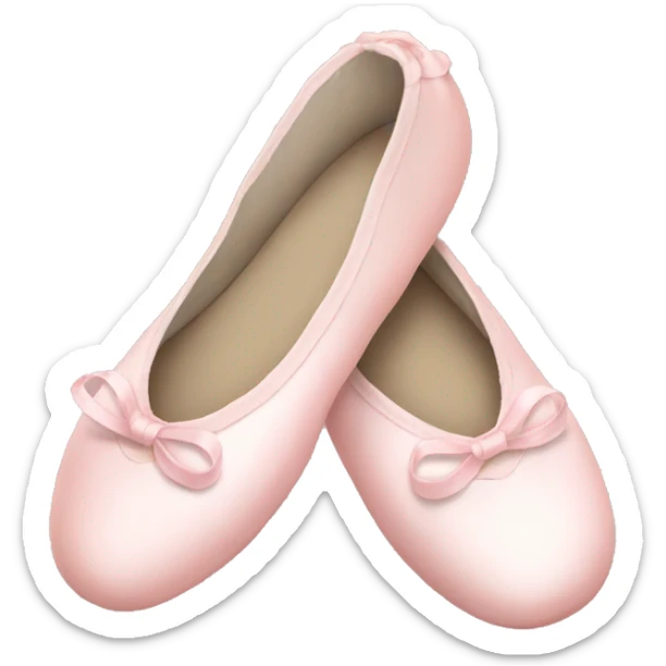 Pale pink ballet shoes sticker