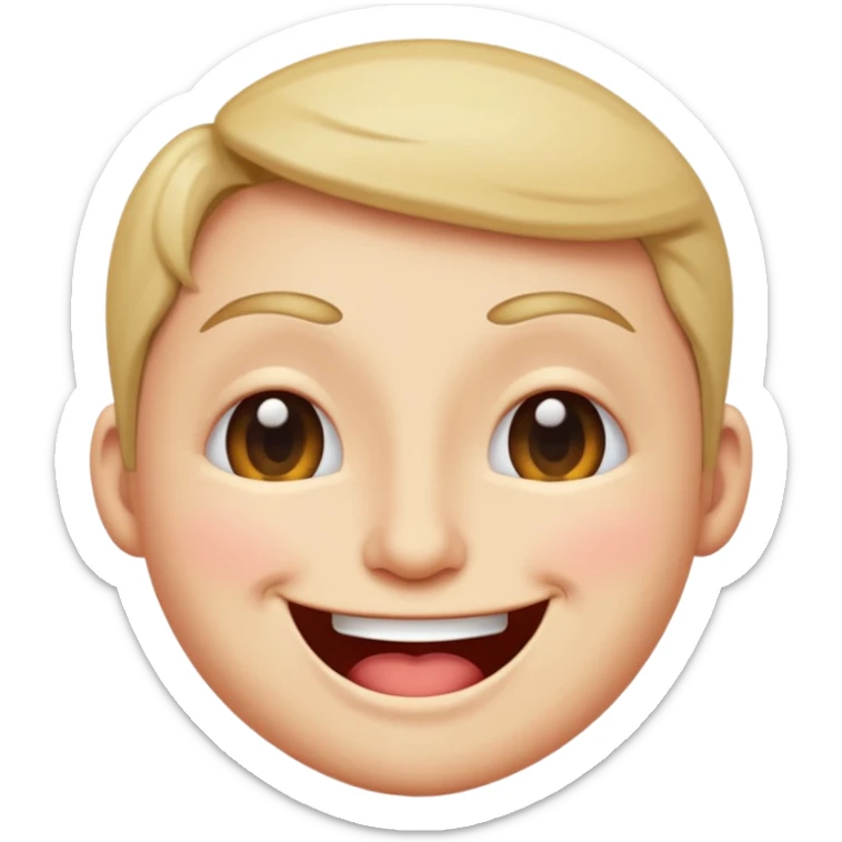 A wink emoji in black and white, with a playful and exaggerated wink, and a big smile. sticker