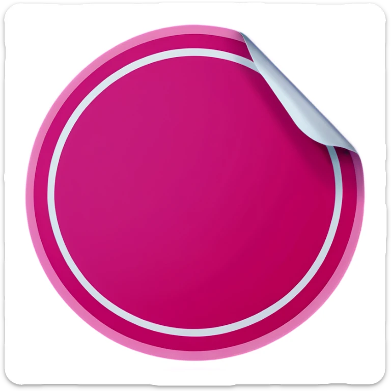 Pink sticker