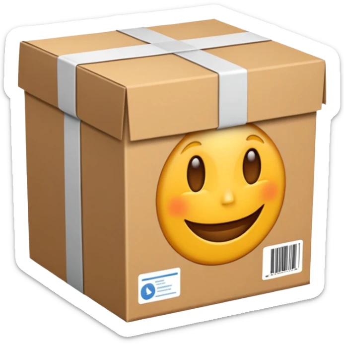 Crée 3  emojis détaillés et stylisés ds du nouveau sèche-cheveux BaByliss PRO Drying Wand.
1️⃣ Emoji du carton d’emballage du produit, fermé, design moderne et professionnel.

 sticker