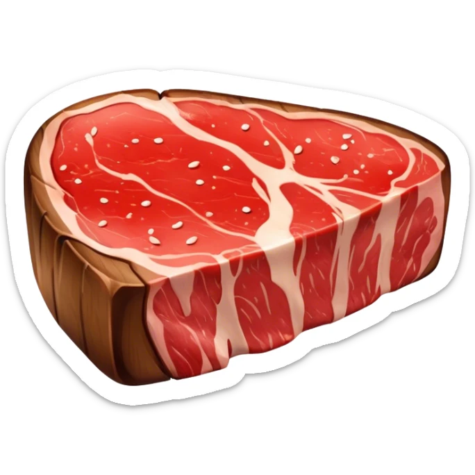 The most juiciest piece of steak in the world sticker