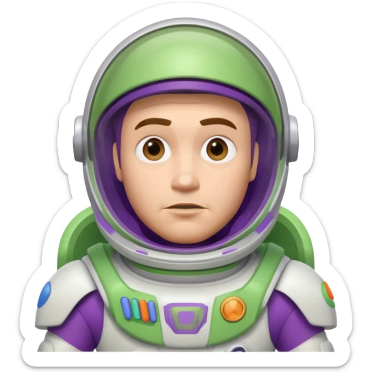 Buzz Lightyear from the movie Disney Pixar's Toy Story  sticker