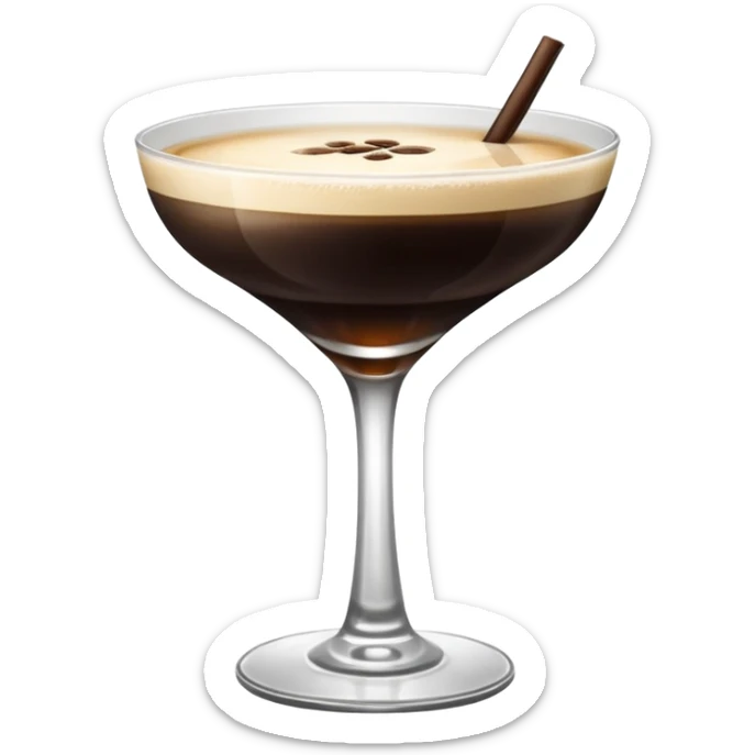 Espresso martini sticker