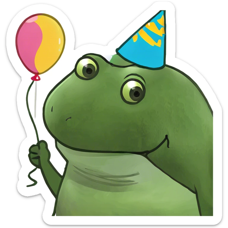 bufo celebrate  sticker