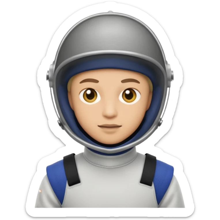 One of the two people who are fencing sticker