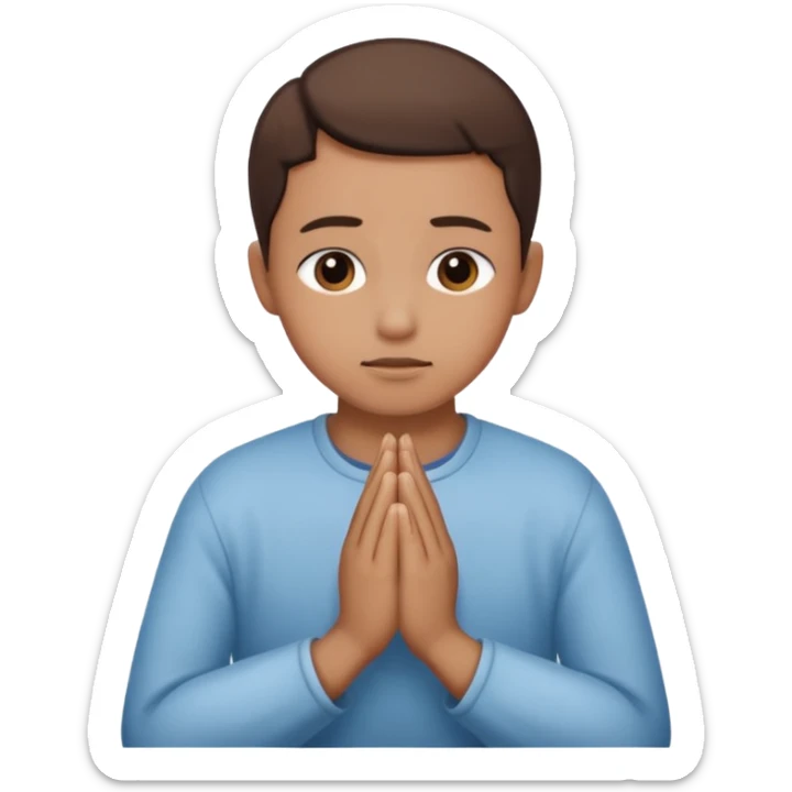 pray to the lord in the peace of our home sticker