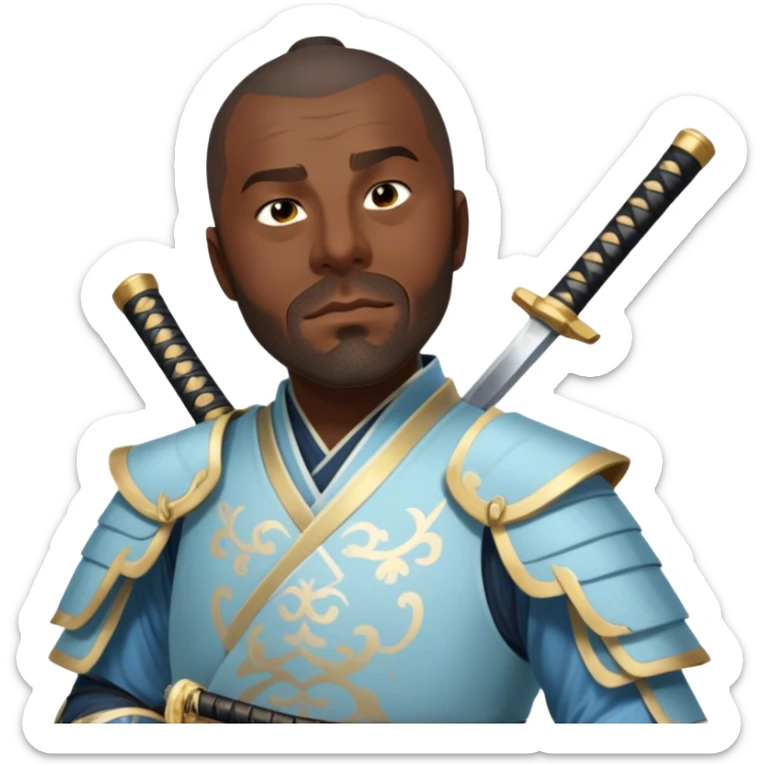 Elegant Samurai sticker