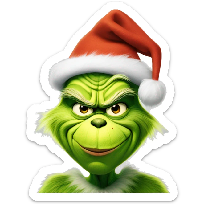 The grinch sticker