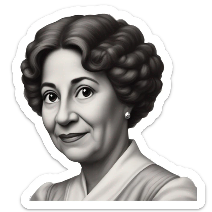 Julia Constancia de Burgos García was a Puerto Rican poet. As an advocate of Puerto Rican independence, she served as Secretary General of the Daughters of Freedom, the women's branch of the Puerto Rican Nationalist Party. burgundy  sticker