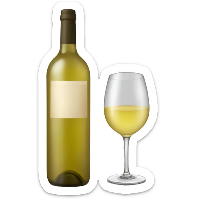 White wine sticker