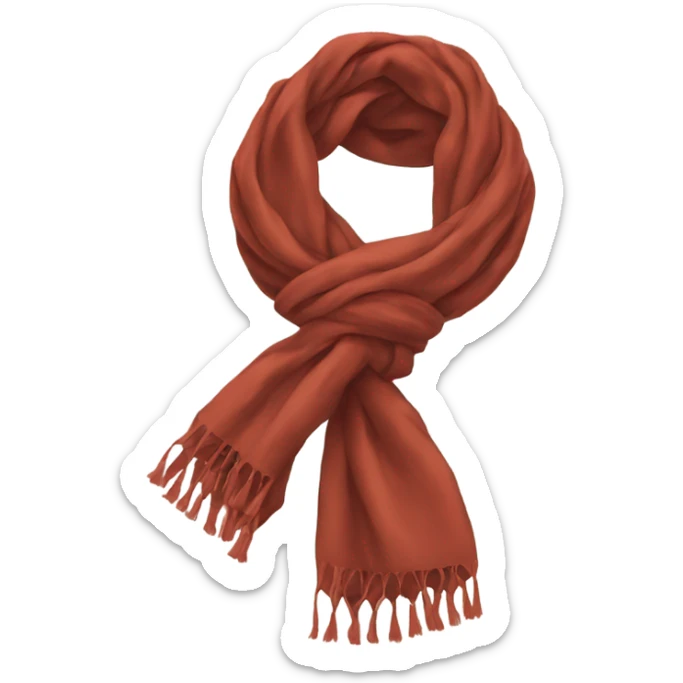 Scarf sticker