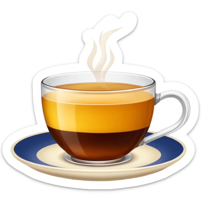 ince belli çay bardağı emojisi yap. Bardakta türk çayı olsun. Bunu canva da kullanıcam. Arka plana uysun lütfen o formatta yap sticker