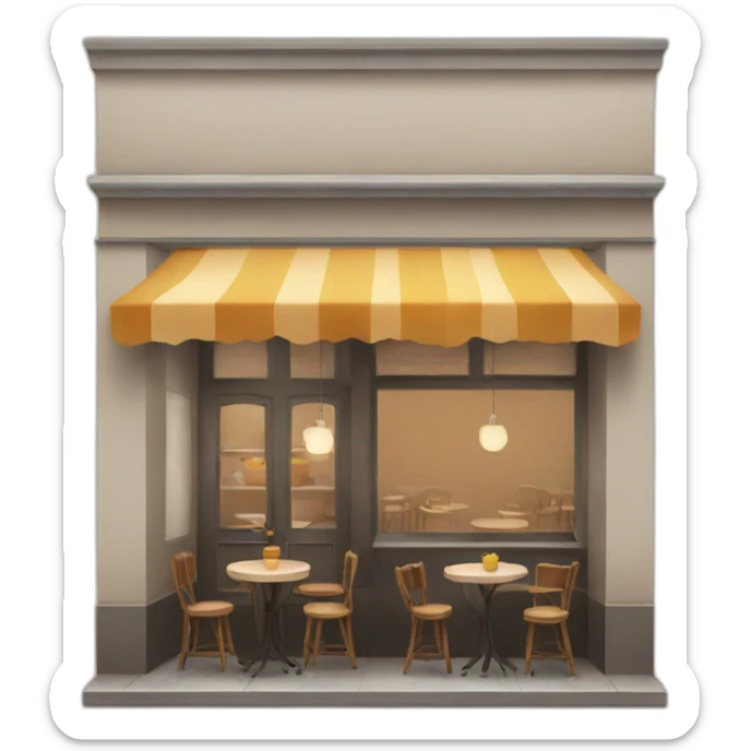 Cafe sticker