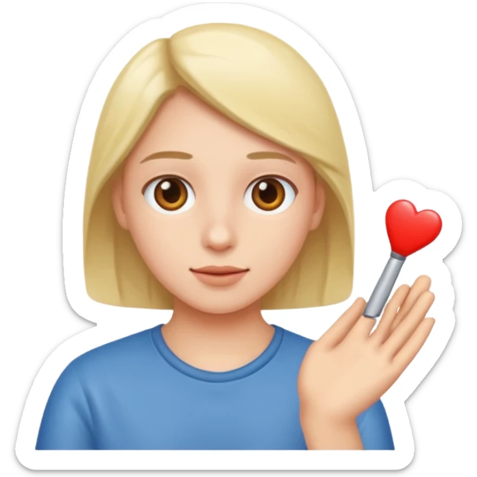 Playing with self  sticker