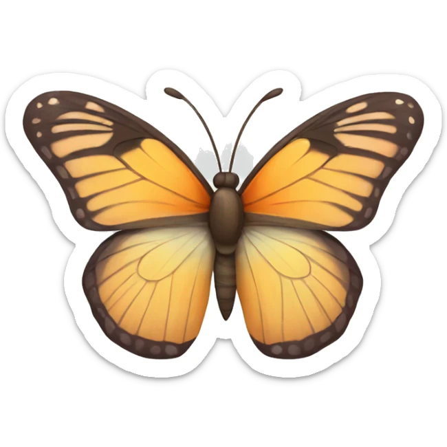 Butterfly sticker