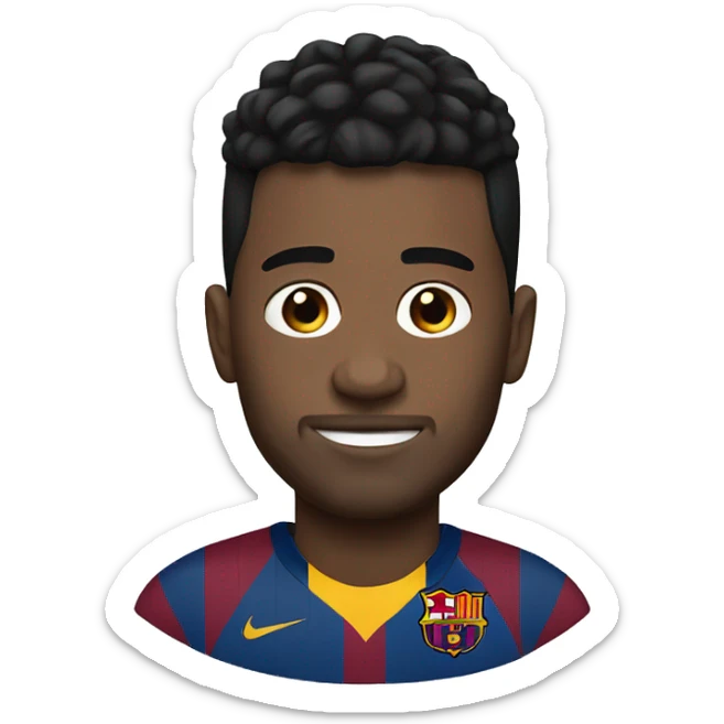 barca player sticker
