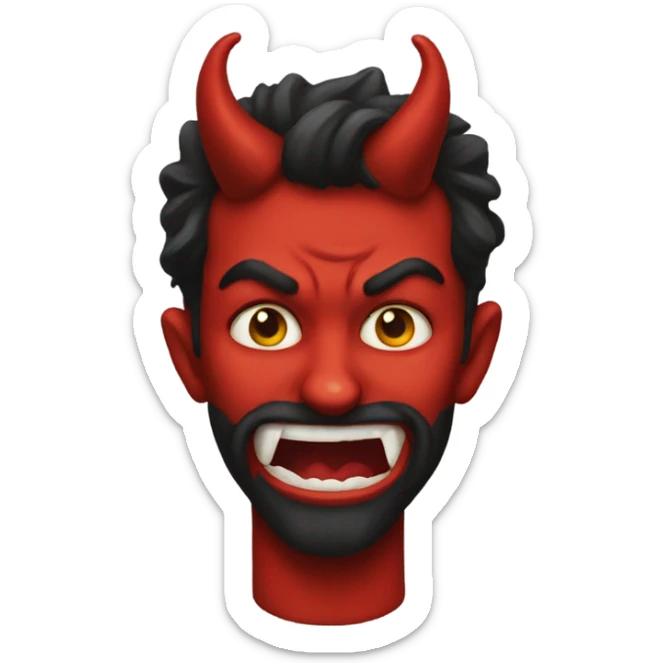 Devil sticker