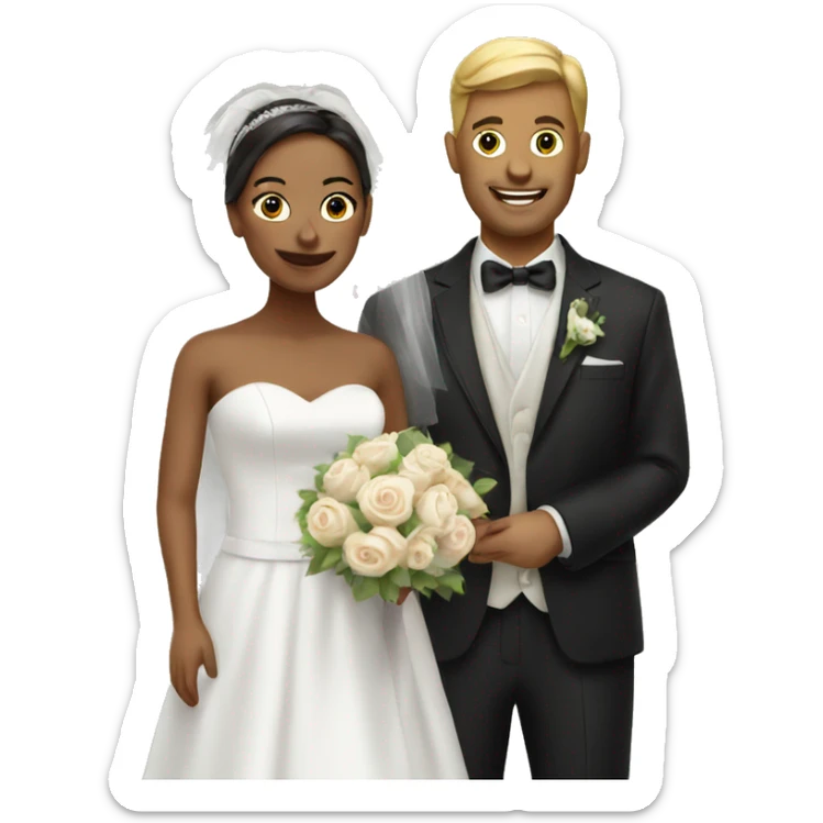 Wedding sticker