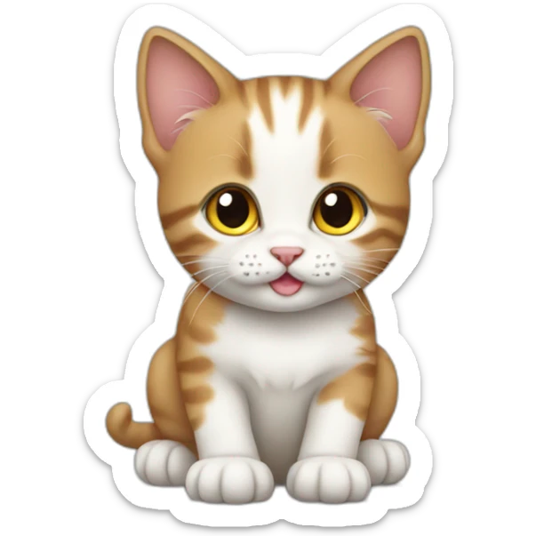 KITTEN sticker