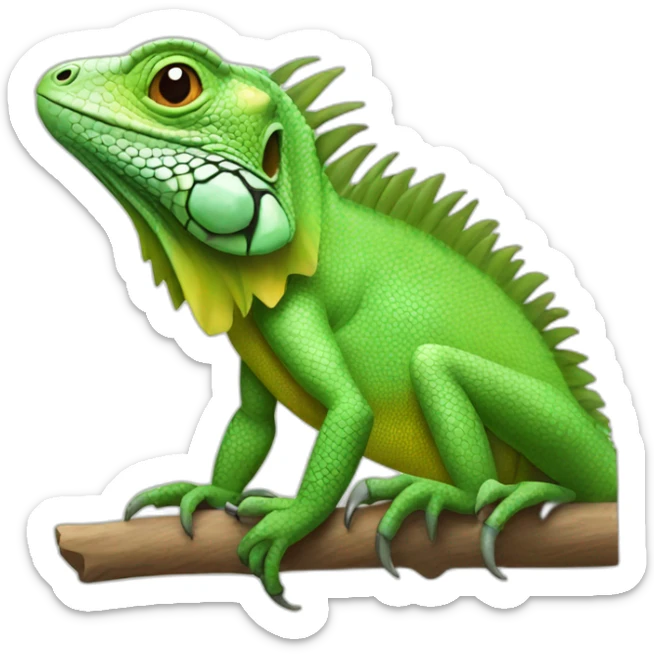 iguana sticker