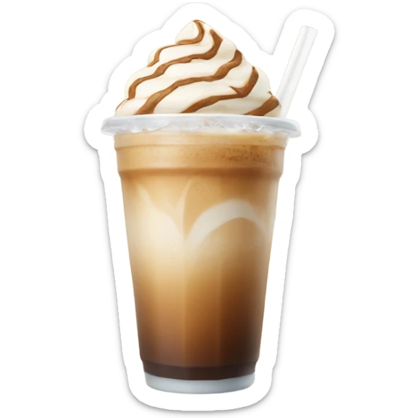 iced latte sticker