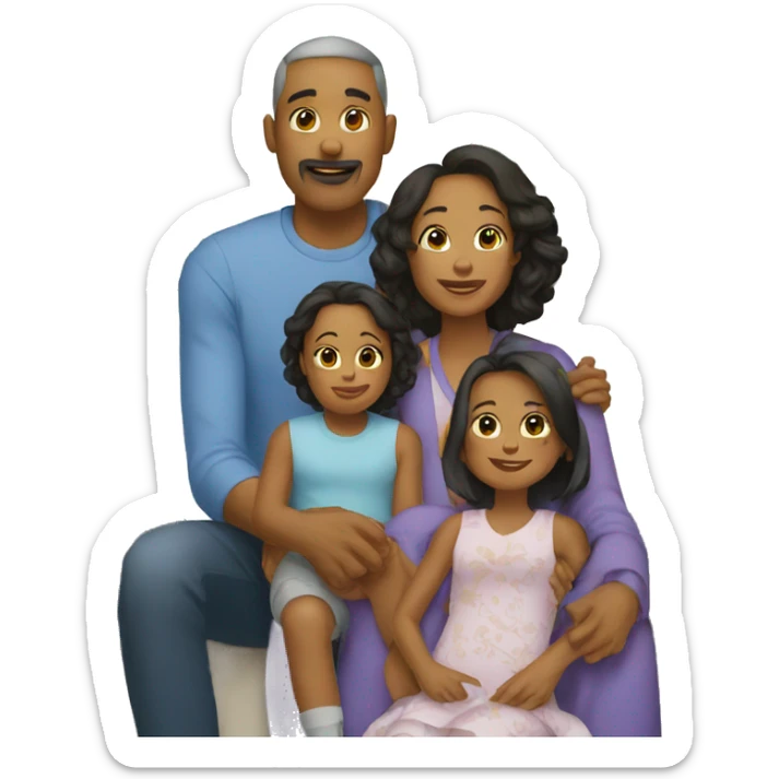 The year of the family 2024 family sticker