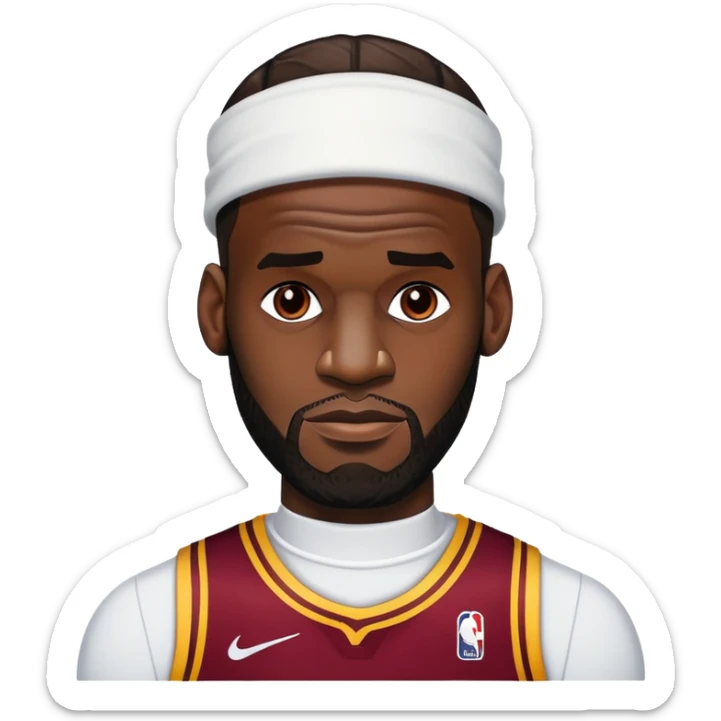 LeBron James sticker