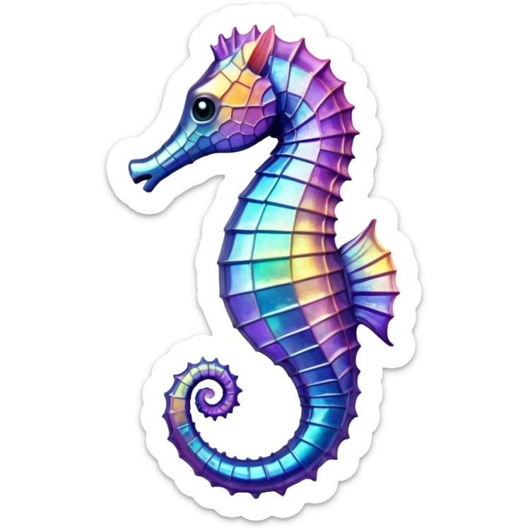 Seahorse sticker