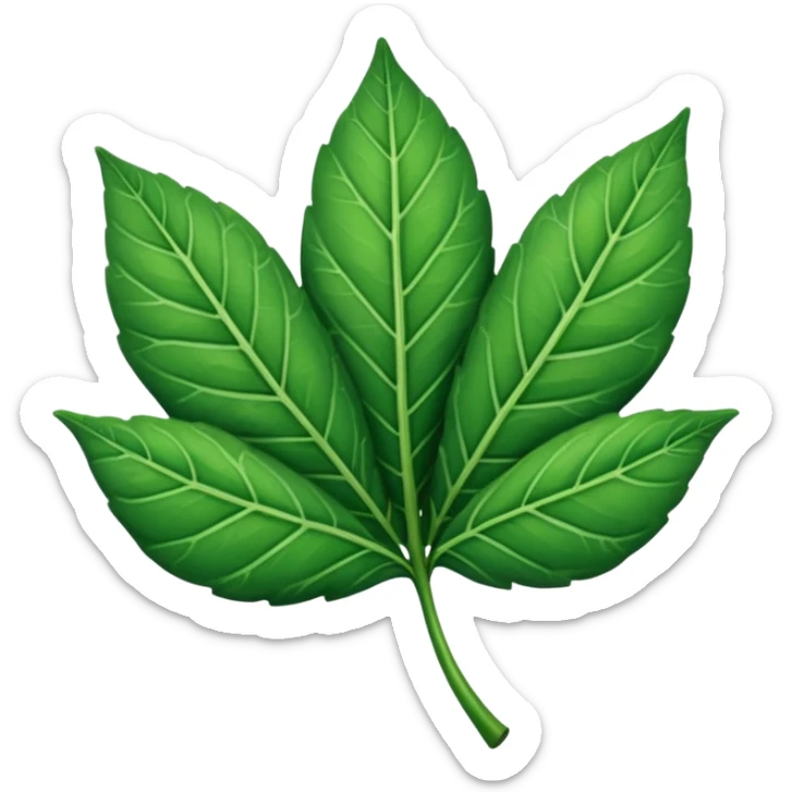 Leaf sticker