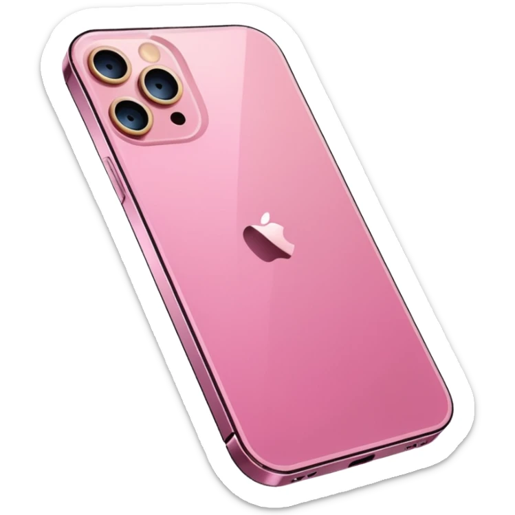Pink iphone 12 pro max sticker