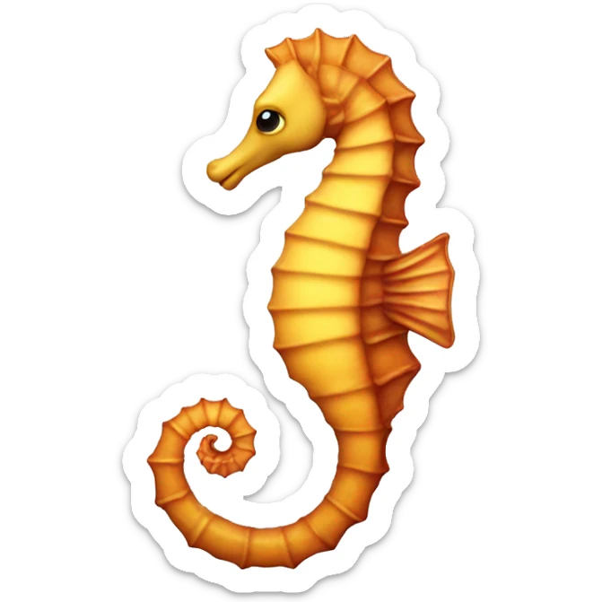 seahorse sticker